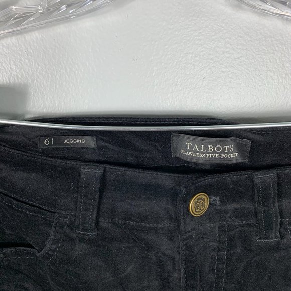 Talbots Flawless Five-Pocket Jegging Black Size 6 - Picture 2 of 4